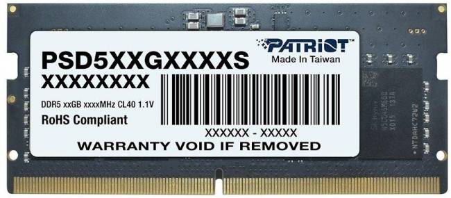 Память DDR5 8Gb 4800MHz Patriot PSD58G480041S — для бизнеса и офиса
