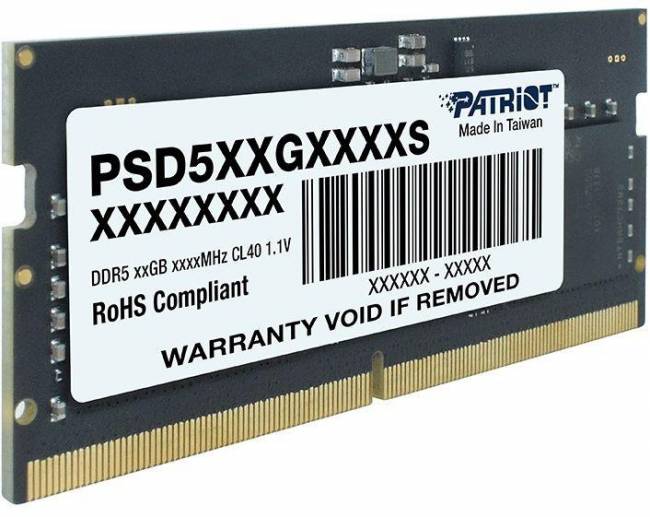Память DDR5 8Gb 4800MHz Patriot PSD58G480041S — для бизнеса и офиса