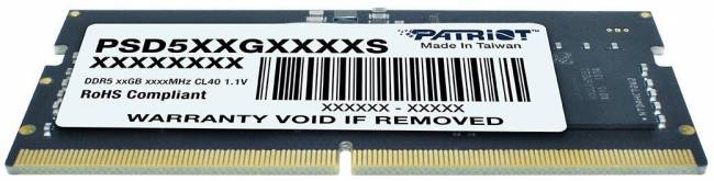 Память DDR5 8Gb 4800MHz Patriot PSD58G480041S — для бизнеса и офиса
