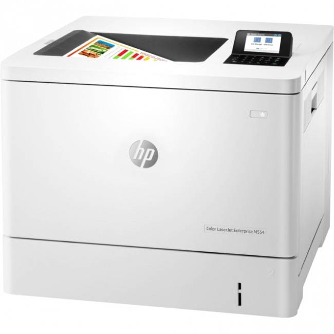Лазерный принтер HP Color LaserJet Enterprise M554dn (7ZU81A) — для бизнеса и офиса Лазерный принтер HP Color LaserJet Enterprise M554dn (7ZU81A) — для бизнеса и офиса