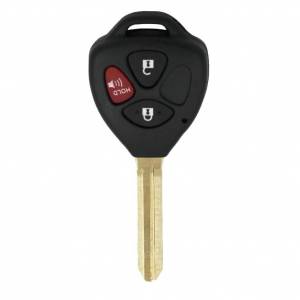 Корпус ключа TOYOTA 2+1 кнопки TOYO-15 TOY43