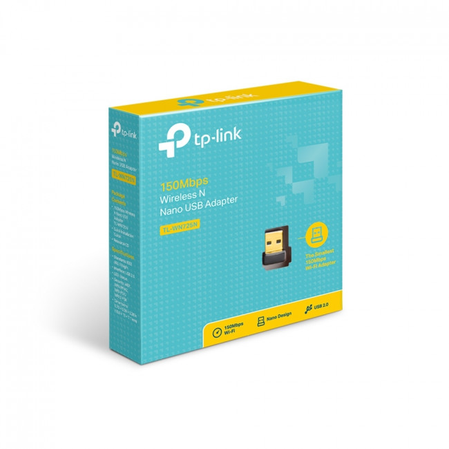 Адаптер Wi-Fi TP-Link TL-WN725N Адаптер Wi-Fi TP-Link TL-WN725N