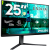 Монитор Philips 25M2N3200U 24,5 16:9 Fast IPS 1920x1200 300Hz (OC 310Hz) 1ms 400cd 2xHDMI 1xDP HAS 130mm Internal Dark Grey 100x100 Philips 25M2N3200U — для бизнеса и офиса