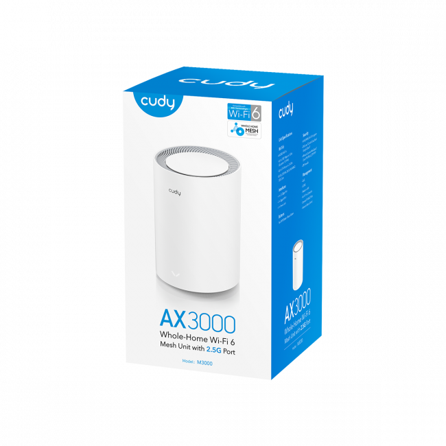 Wi-Fi Mesh-система Cudy M1800(1-Pack) — для бизнеса и офиса