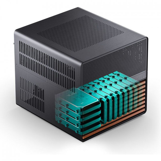 Корпус без блока питания JONSBO N5 Black — для бизнеса и офиса Корпус без блока питания JONSBO N5 Black — для бизнеса и офиса