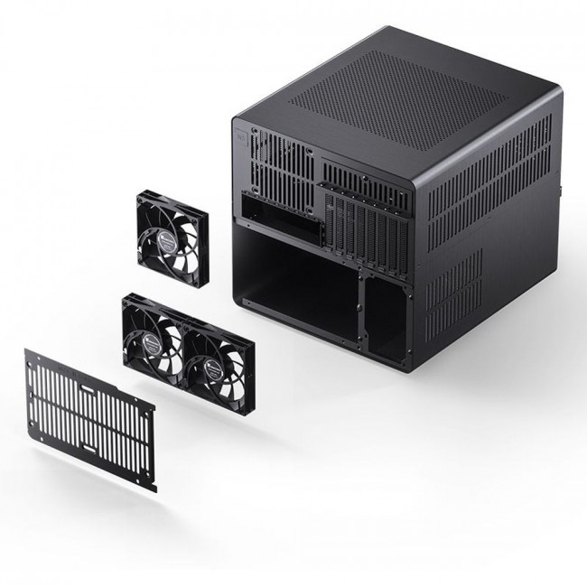 Корпус без блока питания JONSBO N5 Black — для бизнеса и офиса Корпус без блока питания JONSBO N5 Black — для бизнеса и офиса