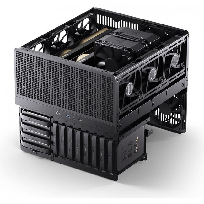 Корпус без блока питания JONSBO N5 Black — для бизнеса и офиса Корпус без блока питания JONSBO N5 Black — для бизнеса и офиса