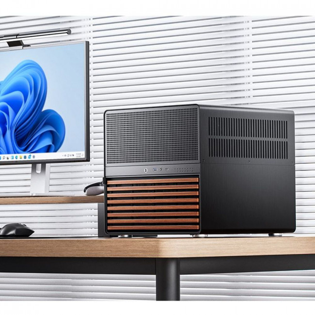 Корпус без блока питания JONSBO N5 Black — для бизнеса и офиса Корпус без блока питания JONSBO N5 Black — для бизнеса и офиса