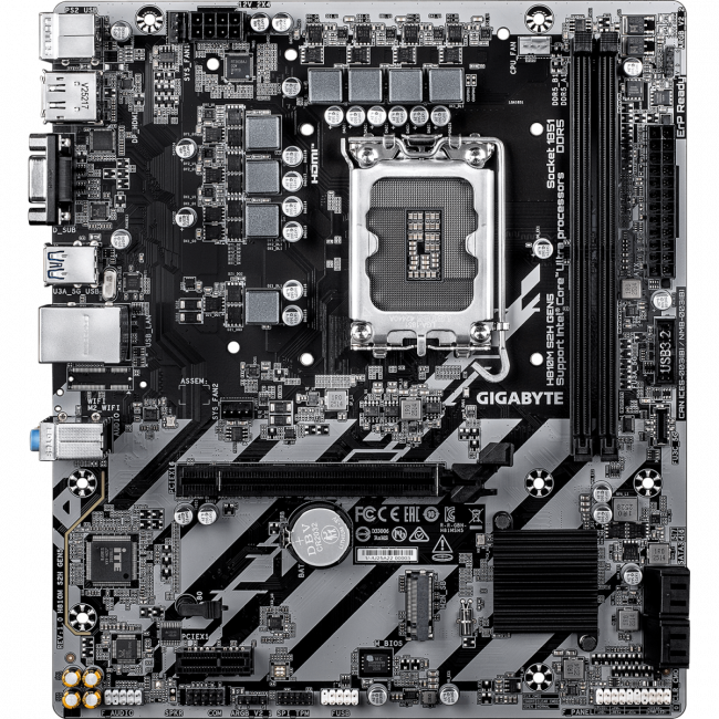 Материнская плата GIGABYTE H810M S2H GEN5 — для бизнеса и офиса