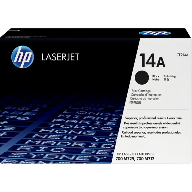 Тонер-картридж HP 14A Black LaserJet Toner Cartridge (CF214A)
