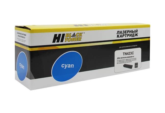 Тонер-картридж Hi-Black (HB-TN-423C) для Brother HL-L8260CDW/8360/MFC L8690CDW, C, 4K — для бизнеса и офиса