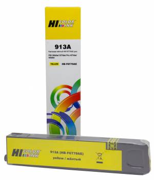 Картридж Hi-Black (F6T79AE) 913A для HP PW 352dw/377dw/Pro477dw/452dw, Y