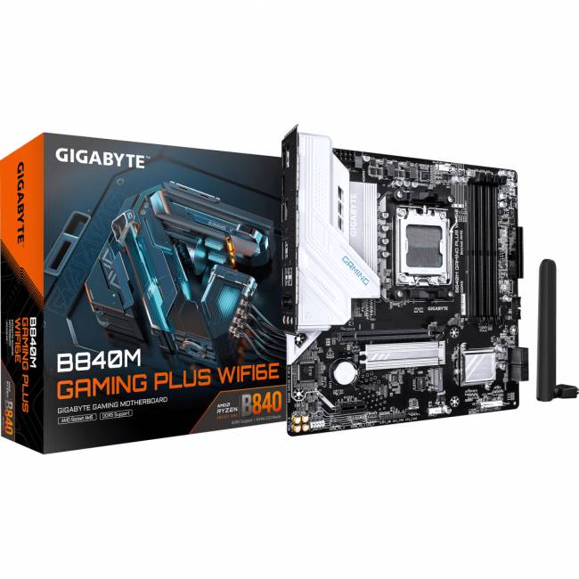 Материнская плата Gigabyte B840M GAMING P WF6E — для бизнеса и офиса
