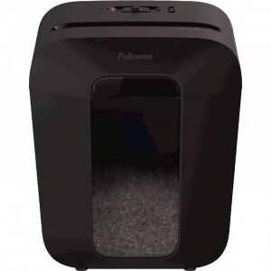 Шредер Fellowes® Powershred® LX41, DIN P-4,  4х12мм, 8 лст., 17 лтр.,  уничт.: скрепки,скобы,карты Fellowes FS-43007