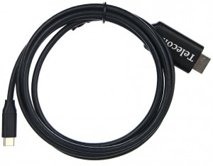 Кабель-адаптер USB3.1 Type-Cm --> HDMI A(m) 4K@60Hz, 1.8m, Telecom <TCC008-1.8M> Telecom USB 3.1 Type-CM --> HDMI A(m)