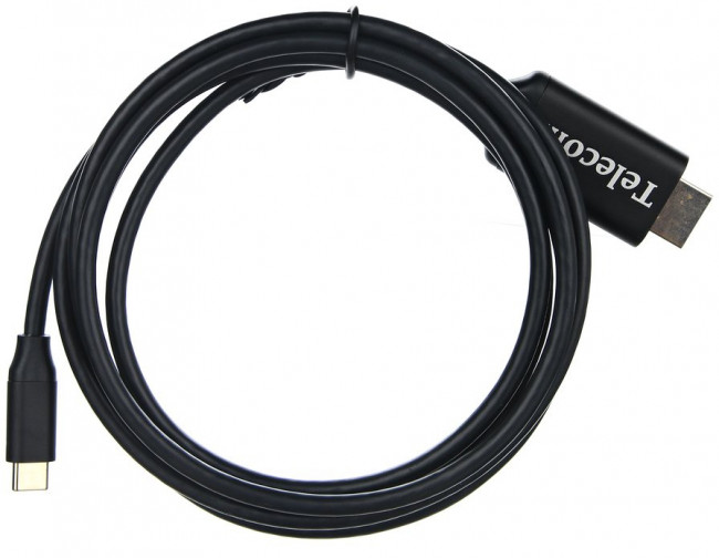 Кабель-адаптер USB3.1 Type-Cm --> HDMI A(m) 4K@60Hz, 1.8m, Telecom <TCC008-1.8M> Telecom USB 3.1 Type-CM --> HDMI A(m) — для бизнеса и офиса