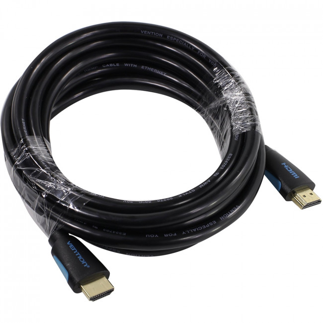 Кабель Vention HDMI High speed v2.0 with Ethernet 19M/19M - 3м Кабель Vention HDMI(m)/HDMI(m) - 3 м (VAA-M01-B300) — для бизнеса и офиса
