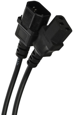 Кабель монитор - компьютер 220V (UPS -> устройство) <VDE> 3G*0.75mm2 VCOM <CE001-CU0.75-3>, 3,0м VCOM CE001-CU0.75-3M