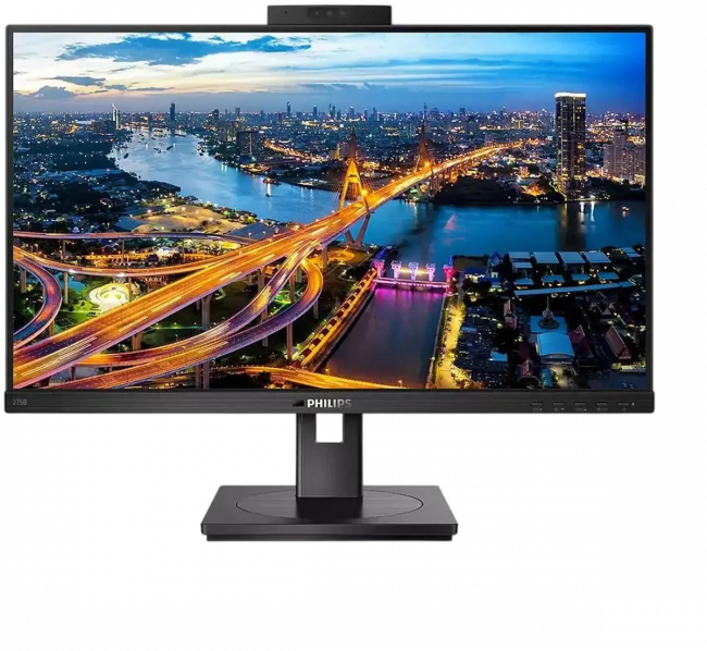 Монитор Philips 275B1H 27'', 2560x1440, IPS, 75hz, 50M:1, 350cd, 4ms, DVI, HDMI 1.4, DP 1.2, 4xUSB 3.2, Speakers, H. adj 150mm, pivot, VESA, 3Y, Black Philips 275B1H 27'' — для бизнеса и офиса Монитор Philips 275B1H 27'', 2560x1440, IPS, 75hz, 50M:1, 350cd, 4ms, DVI, HDMI 1.4, DP 1.2, 4xUSB 3.2, Speakers, H. adj 150mm, pivot, VESA, 3Y, Black Philips 275B1H 27'' — для бизнеса и офиса