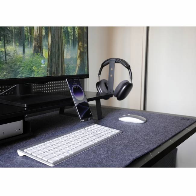 Коврик для мыши Geek Nook 100х50 см Dark Gray Felt (20240406) — для бизнеса и офиса