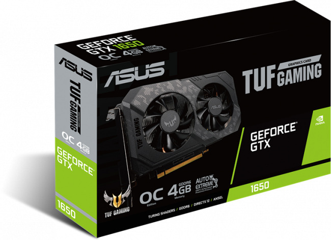 Видеокарта ASUS TUF-GTX1650-O4GD6-P-V2-GAMING — для бизнеса и офиса Видеокарта ASUS TUF-GTX1650-O4GD6-P-V2-GAMING — для бизнеса и офиса