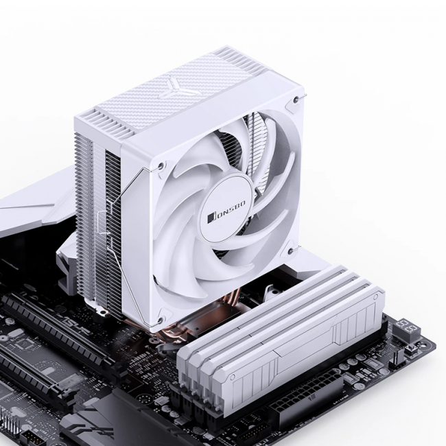Кулер для процессора JONSBO CPU Cooler CR-1000E White — для бизнеса и офиса