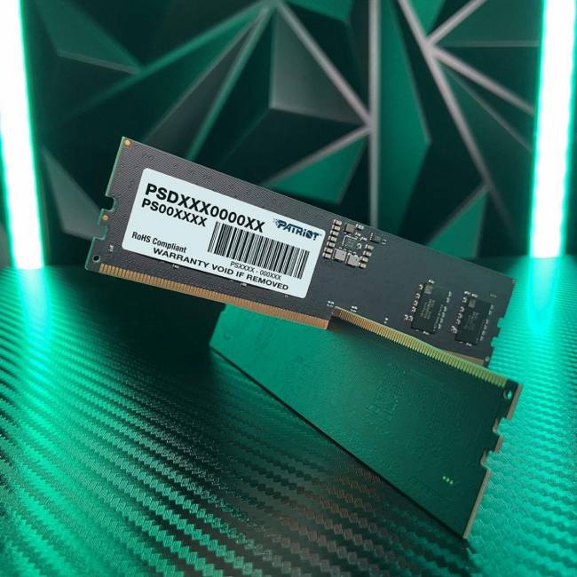 Память DDR5 8GB 5600MHz Patriot PSD58G560041 — для бизнеса и офиса Память DDR5 8GB 5600MHz Patriot PSD58G560041 — для бизнеса и офиса