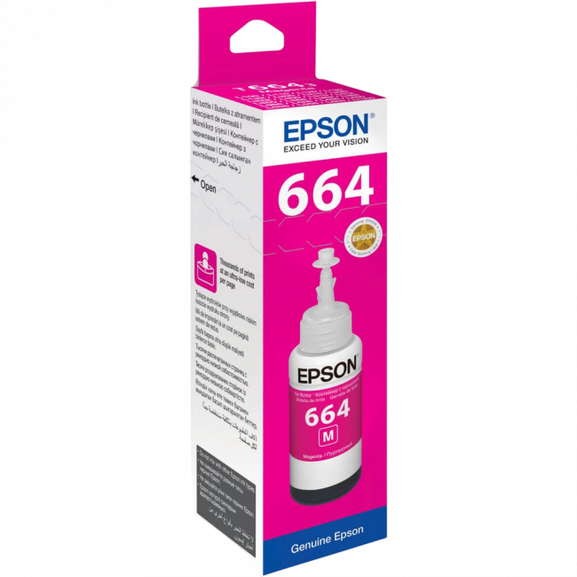 Чернила Epson C13T664398 — для бизнеса и офиса