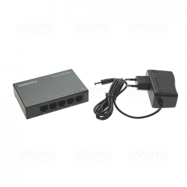 Коммутатор неуправляемый OSNOVO SW-5G — для бизнеса и офиса