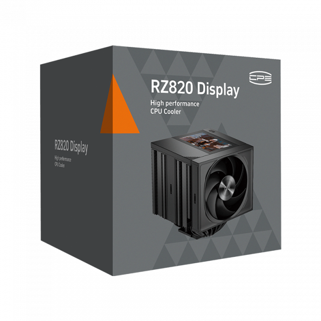 Кулер для процессора PCCooler CPU Cooler RZ820 Display BK BLACK — для бизнеса и офиса Кулер для процессора PCCooler CPU Cooler RZ820 Display BK BLACK — для бизнеса и офиса