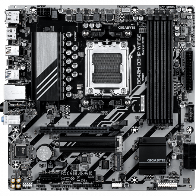Материнская плата Gigabyte B840M D3HP WF6E — для бизнеса и офиса