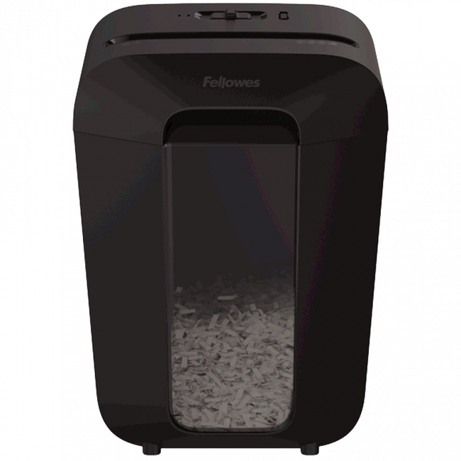 Шредер Fellowes® Powershred® LX70, DIN P-4, 4х37мм, 11 лст., 18 лтр., уничт.: скрепки,скобы,карты Шредер Fellowes Powershred LX70 FS-44075 — для бизнеса и офиса
