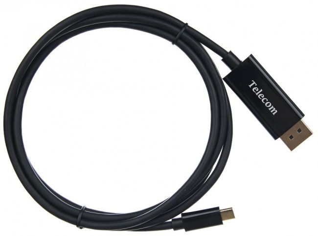 Кабель-адаптер USB3.1 Type-Cm --> DP(m) 4K@60Hz, 1.8m, Telecom <TCC010-1.8M> Telecom USB 3.1 Type-CM --> DP(m)