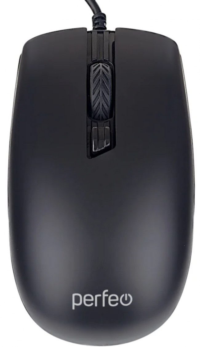 Perfeo мышь оптическая, "RAFT", 4 кн, DPI 800-1600, USB, чёрн. Perfeo PF_B4897 — для бизнеса и офиса