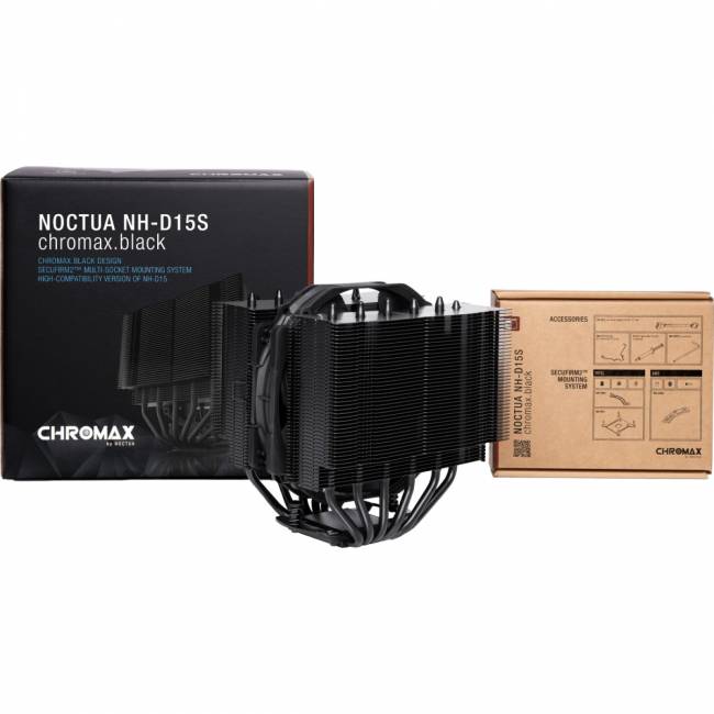 Кулер для процессора Noctua NH-D15S chromax.black — для бизнеса и офиса
