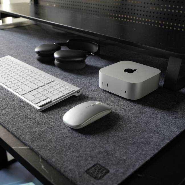 Коврик для мыши Geek Nook 120х60 см Dark Gray Felt (20240407) — для бизнеса и офиса