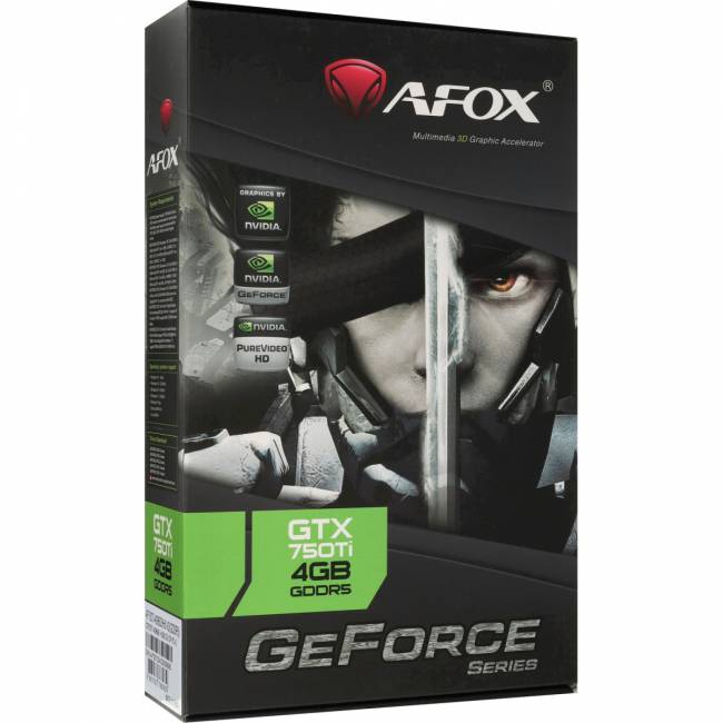 Видеокарта AFOX CORPORATION AF750TI-4096D5H5-V3 — для бизнеса и офиса Видеокарта AFOX CORPORATION AF750TI-4096D5H5-V3 — для бизнеса и офиса
