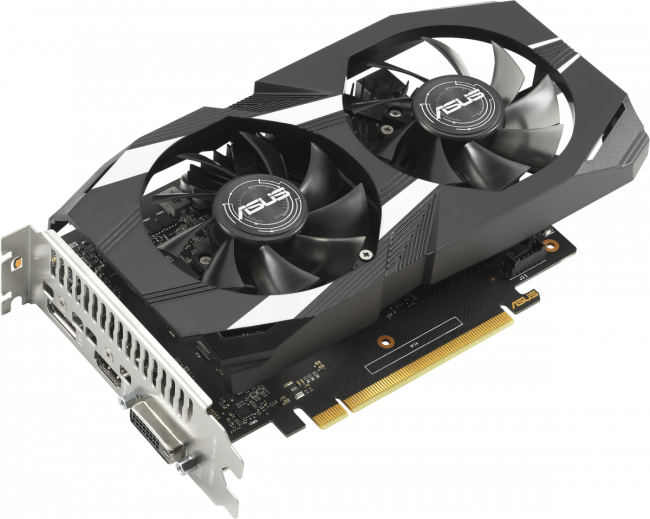 Видеокарта ASUS DUAL-GTX1650-4GD6-P-V2 — для бизнеса и офиса