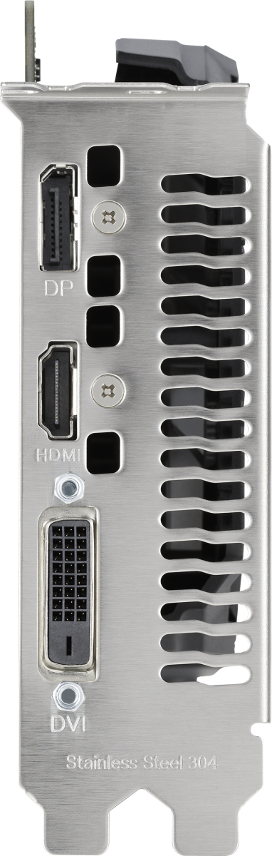 Видеокарта ASUS DUAL-GTX1650-4GD6-P-V2 — для бизнеса и офиса