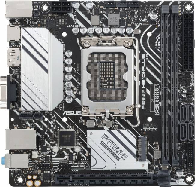 Материнская плата ASUS PRIME H610I-PLUS-CSM — для бизнеса и офиса