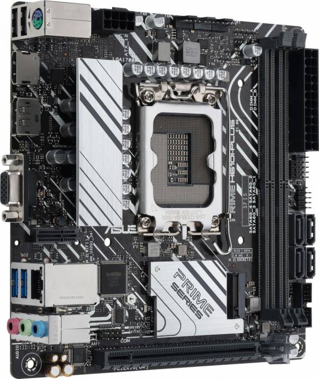 Материнская плата ASUS PRIME H610I-PLUS-CSM — для бизнеса и офиса