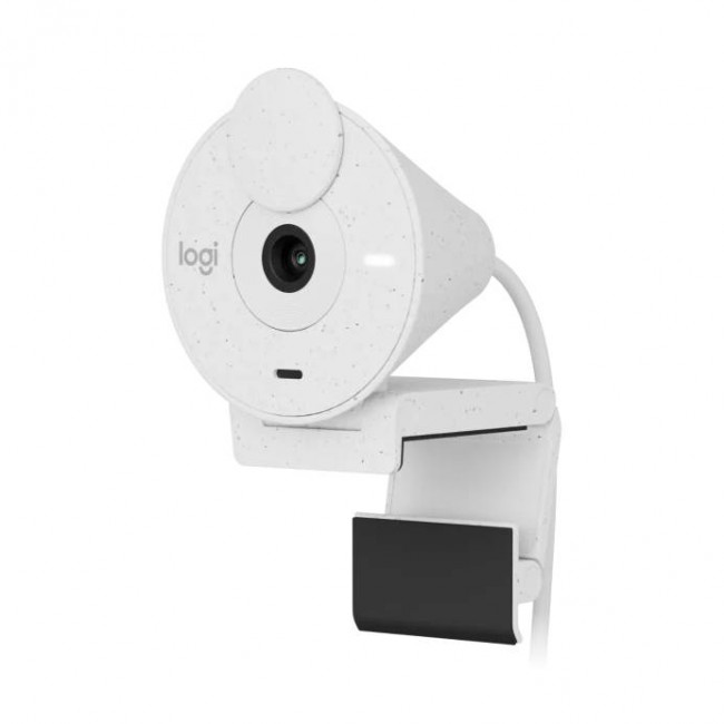 Веб-камера Logitech Brio 300 Full HD webcam - OFF-WHITE - USB — для бизнеса и офиса