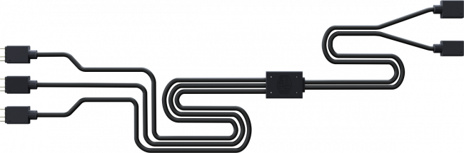 кабель питания вентилятора Cooler Master Addressable RGB 1-to-3 Splitter Cable