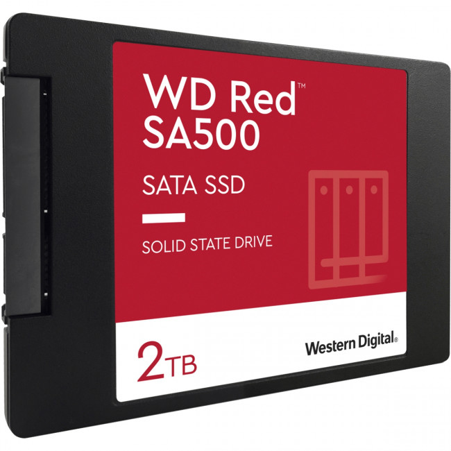 Твердотельные накопители WD Red SA500 2TB (WDS200T1R0A) — для бизнеса и офиса
