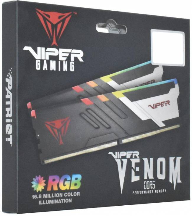 Память DDR5 2x16Gb 6800MHz Patriot PVVR532G680C34K — для бизнеса и офиса