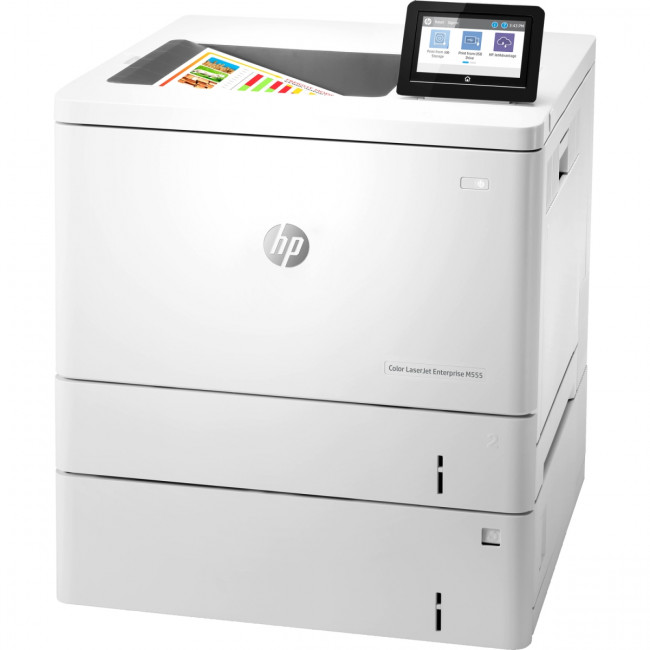 Лазерный принтер HP Color LaserJet Enterprise M555x (7ZU79A) — для бизнеса и офиса