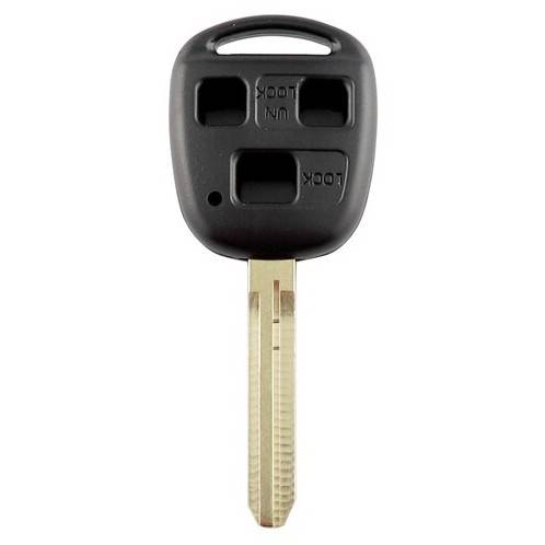 Корпус ключа TOYOTA 3 кнопки TOYO-15 TOY43, с лого — для бизнеса и офиса