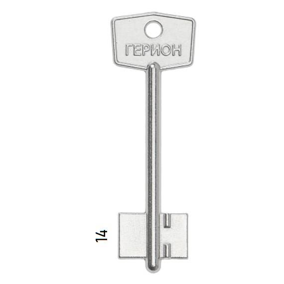 Заготовка дверного ключа Герион-1 GRN1D 85*22,2*14,5мм — для бизнеса и офиса
