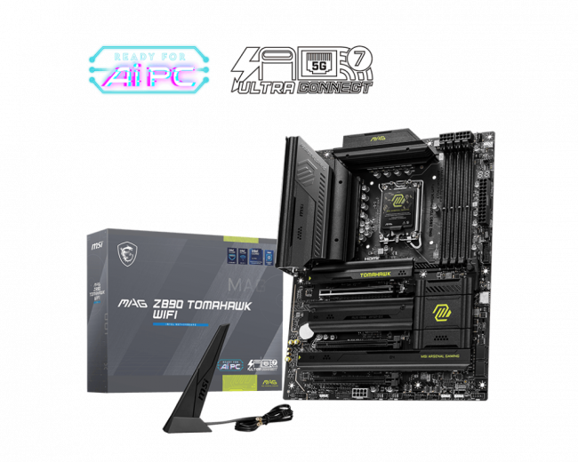 Материнская плата MSI MAG Z890 TOMAHAWK WIFI — для бизнеса и офиса