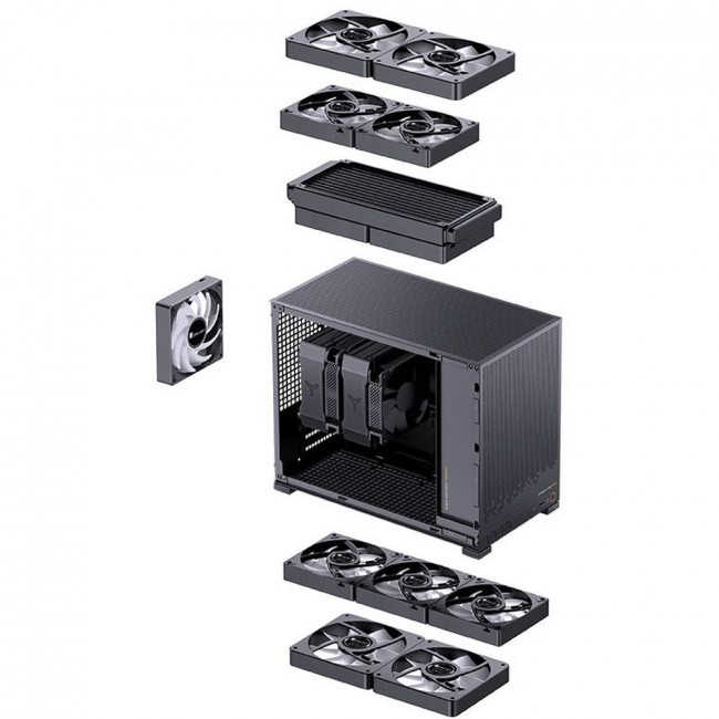 Корпус без блока питания JONSBO D32 STD BLACK — для бизнеса и офиса Корпус без блока питания JONSBO D32 STD BLACK — для бизнеса и офиса